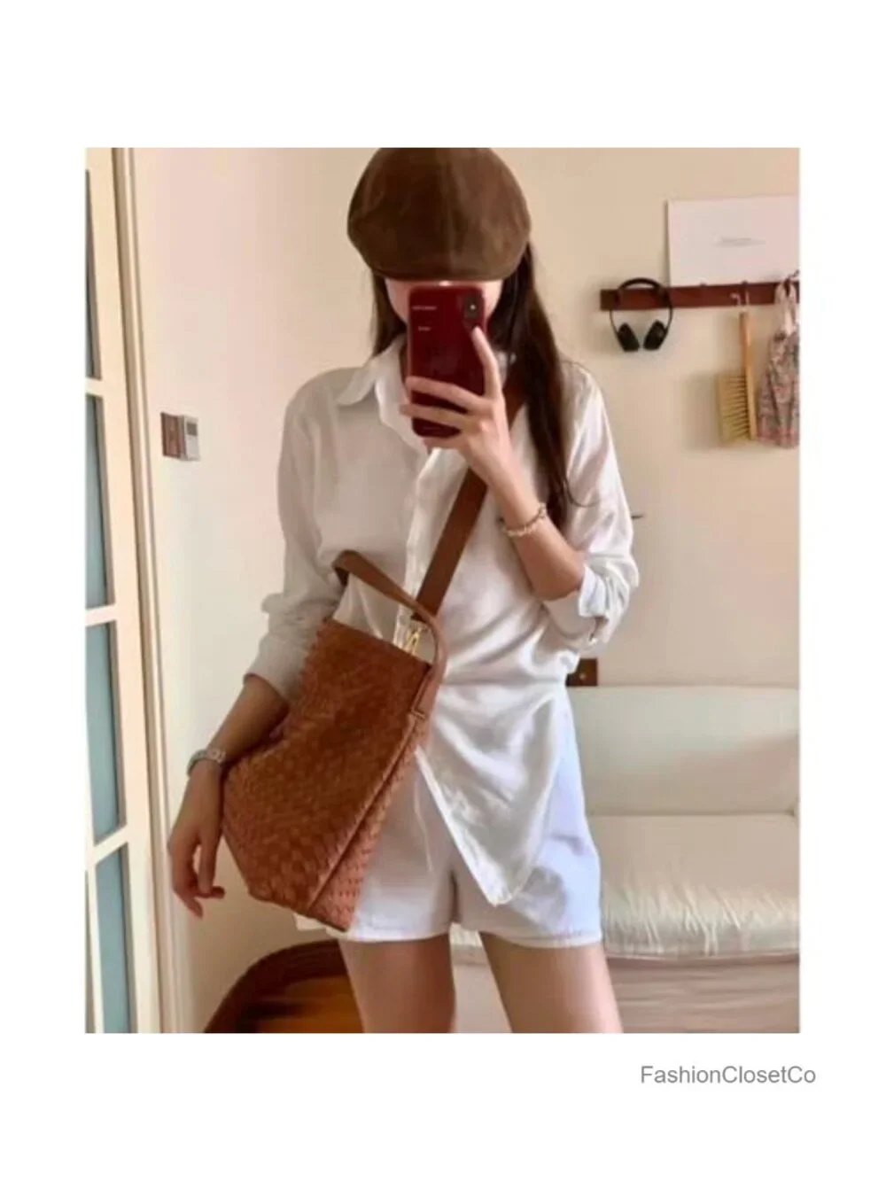 Suede Woven Tote Bag Women Roomy Hobo Shoulder Purse